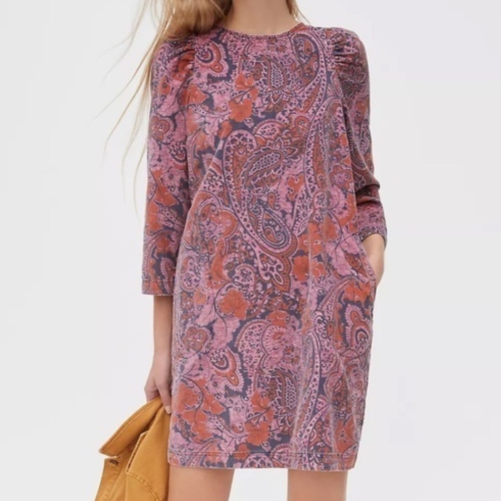 Anthropologie Dayna Corduroy Mini Dress